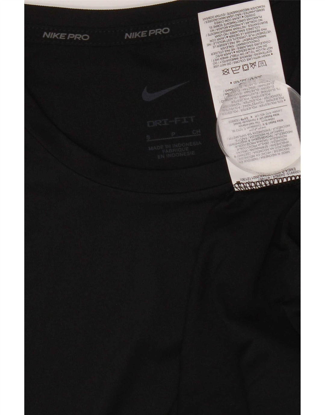 Tricou Nike Dri Fit pentru bărbați Top mic poliester negru