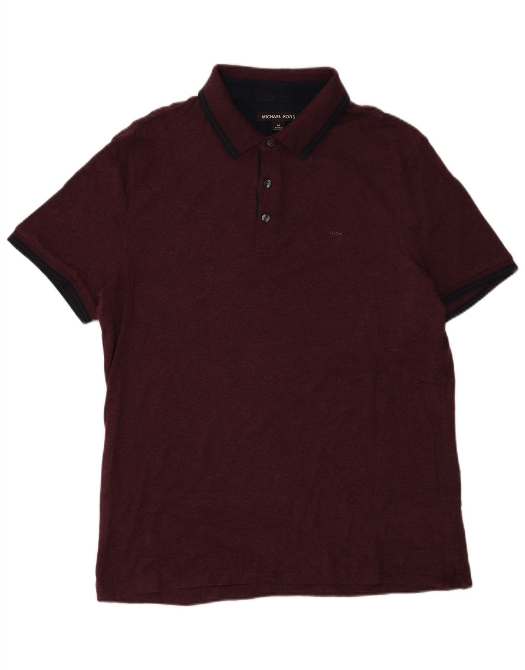 Cămașă polo MICHAEL KORS pentru bărbați din bumbac burgundy mediu