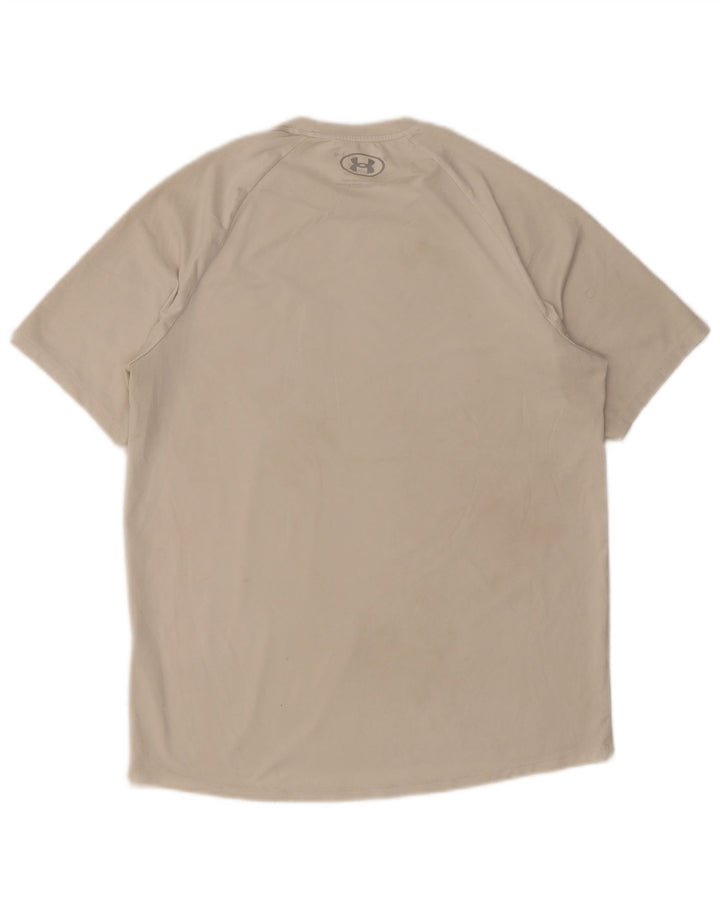 Tricou Under Armour pentru bărbați Top Mediu Alb