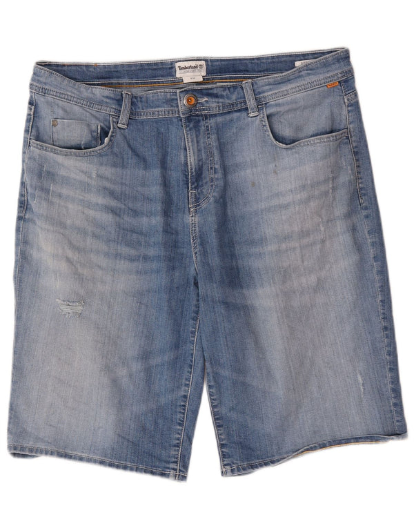 Pantaloni scurți din denim pentru bărbați Timberland W36 Large Blue