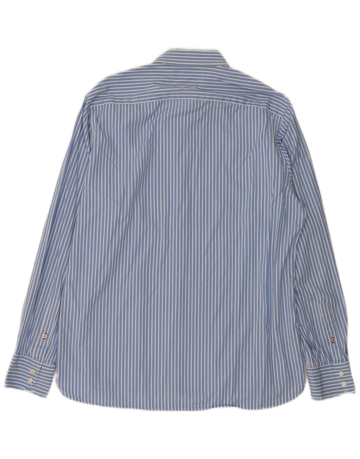 Cămașă pentru bărbați Tommy Hilfiger, mare, albastru, bumbac cu dungi
