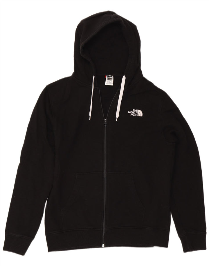 Pulover pentru bărbați THE NORTH FACE, cu fermoar, bumbac mediu negru