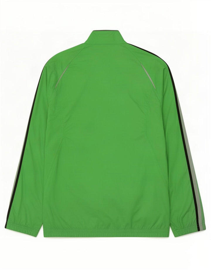 Jachetă de trening pentru bărbați Adidas, nailon verde mic