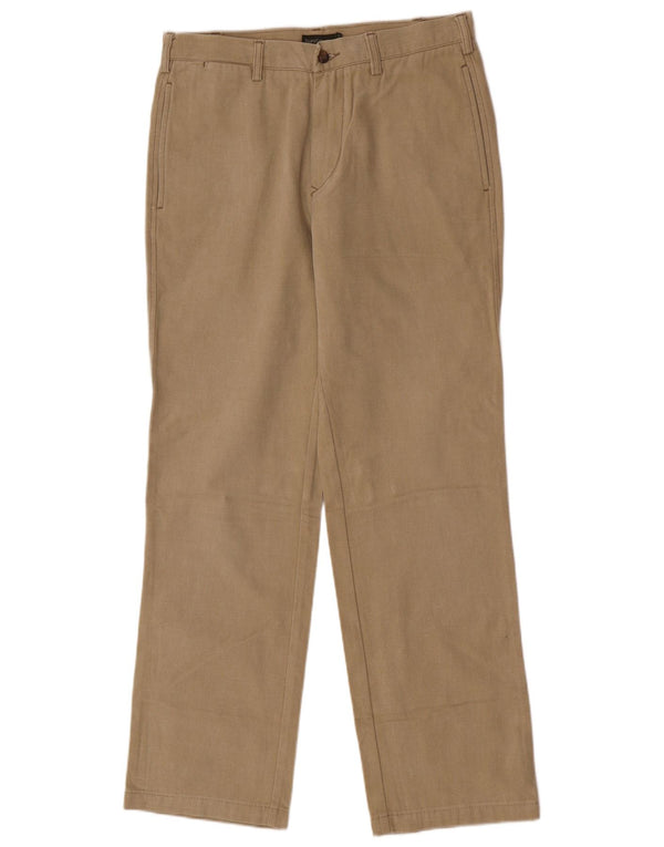 Pantaloni chino drepți pentru bărbați de la Henry IT 48 Medium W30 L30 Bej