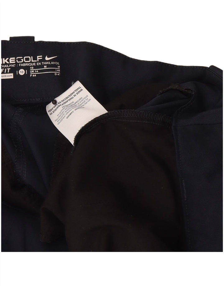 Pantaloni scurți chino de golf Nike pentru femei UK 14 Medium W34 Poliester bleumarin