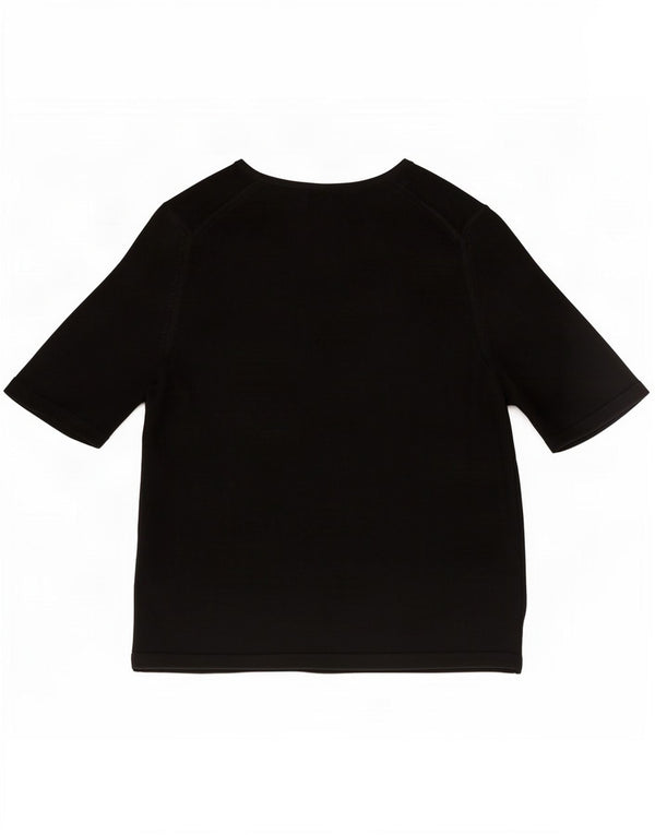 Tricou pentru femei Marks & Spencer Top UK 12 Medium Black Acrylic