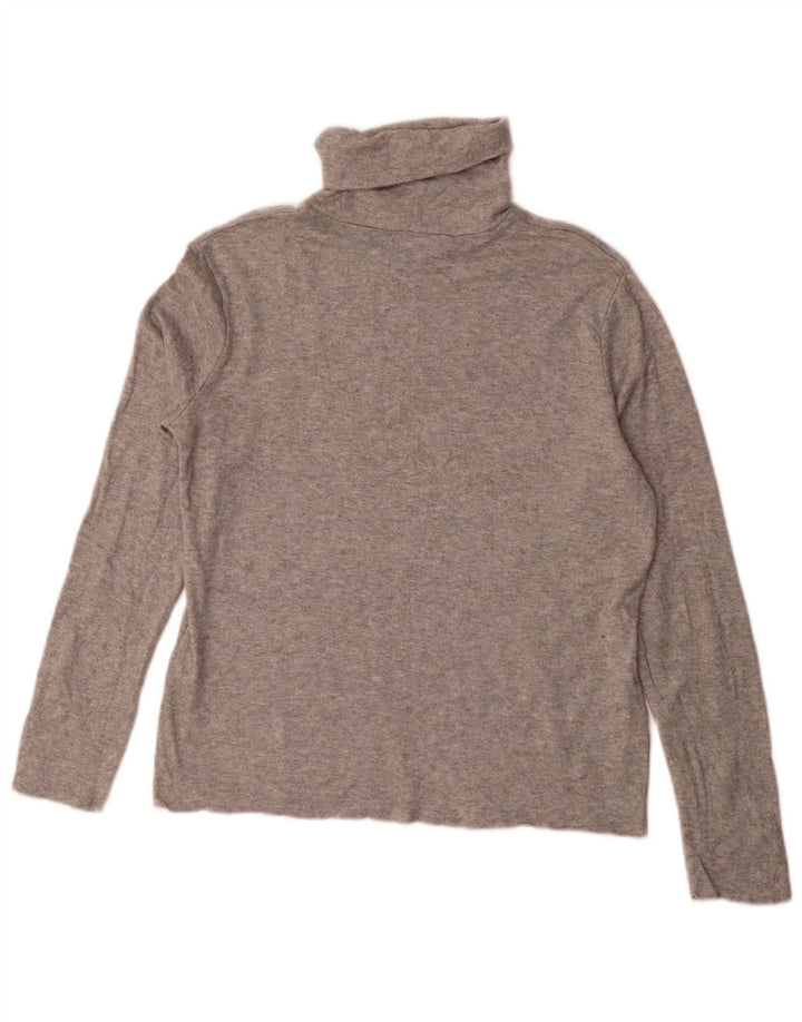 Pulover pentru femei cu gât rulat Zara UK 16 mare gri