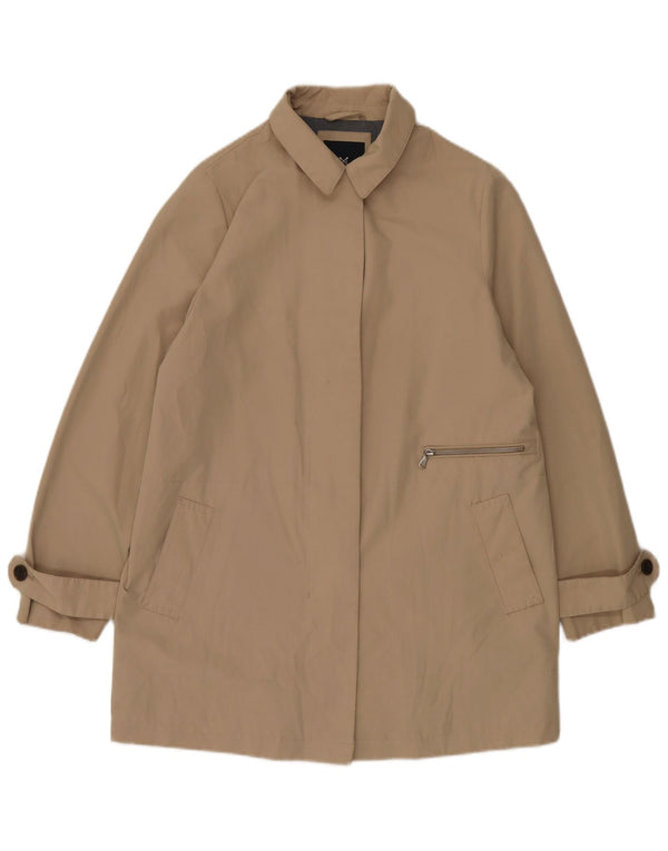 Crew Clothing Palton pentru femei UK 12 Medium Beige Bumbac