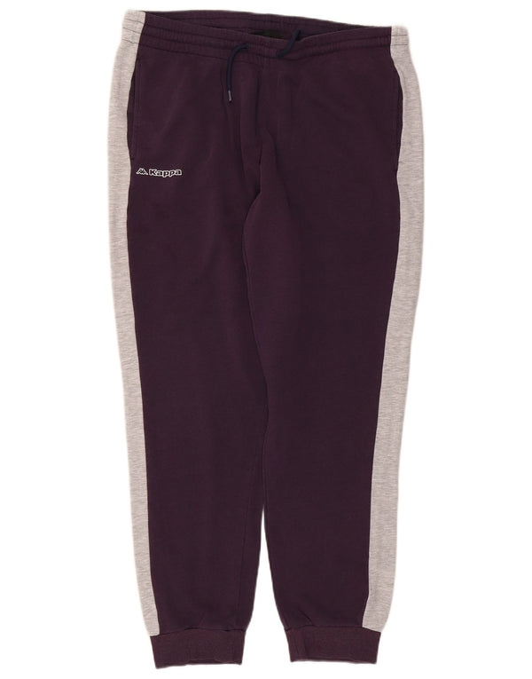 Pantaloni de trening pentru femei Kappa Joggeri UK 20 2XL Violet Bumbac color bloc