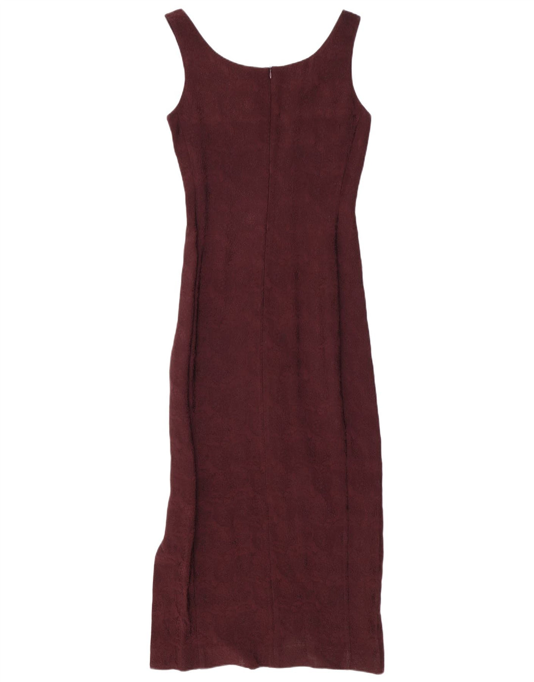 Rochie SPORTMAX pentru femei, fără mâneci, bodycon UK 10 Mic Burgundy Floral