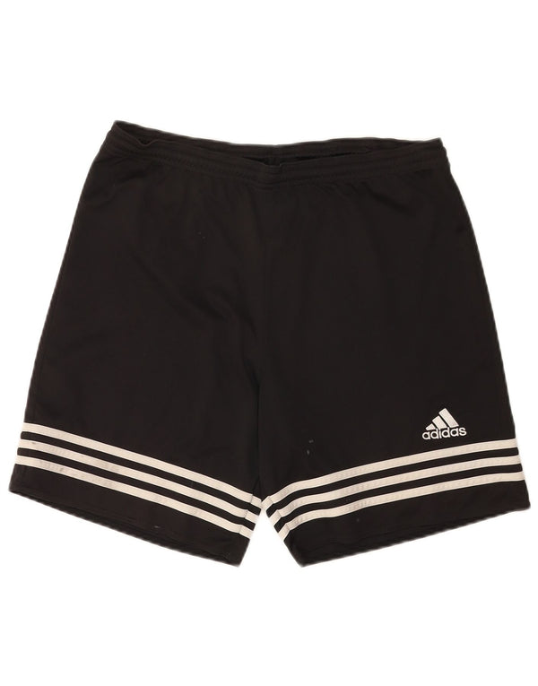 Pantaloni scurți sport pentru bărbați Adidas Climalite, poliester mediu negru