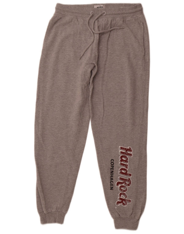 Pantaloni de trening pentru femei Hard Rock Joggeri UK 14 Bumbac gri mediu
