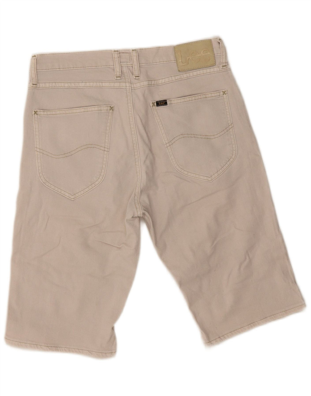 Pantaloni scurți din blugi pentru bărbați Lee W30, bumbac, bej mediu