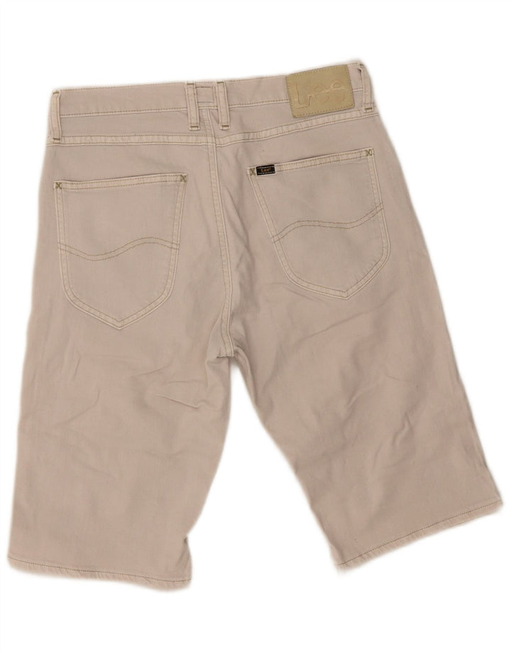 Pantaloni scurți din blugi pentru bărbați Lee W30, bumbac, bej mediu