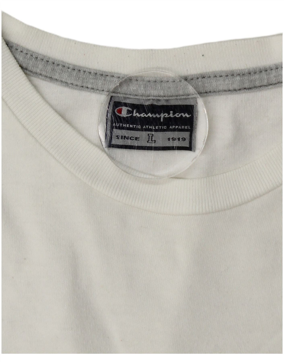 Tricou grafic Champion pentru bărbați Top mare alb