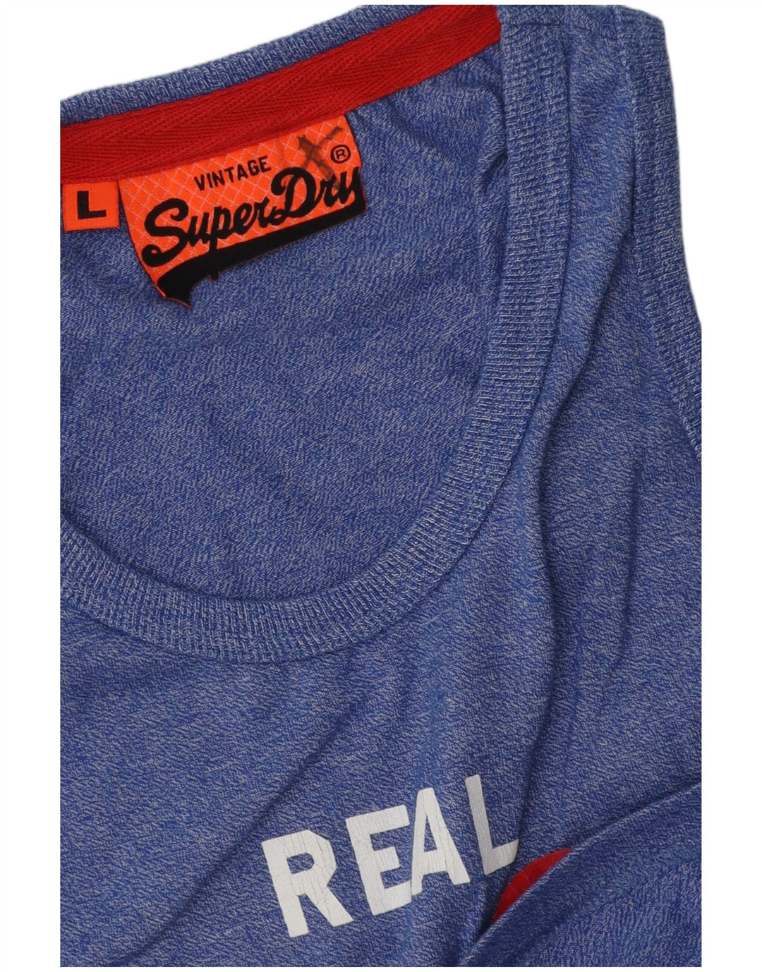 Top cu vestă grafică pentru bărbați Superdry, mare, albastru