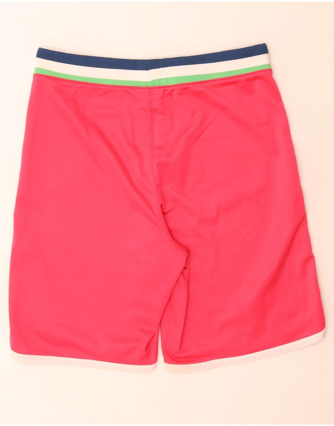 Pantaloni scurti sport Converse pentru femei UK 14, poliester cu dungi mari, roz