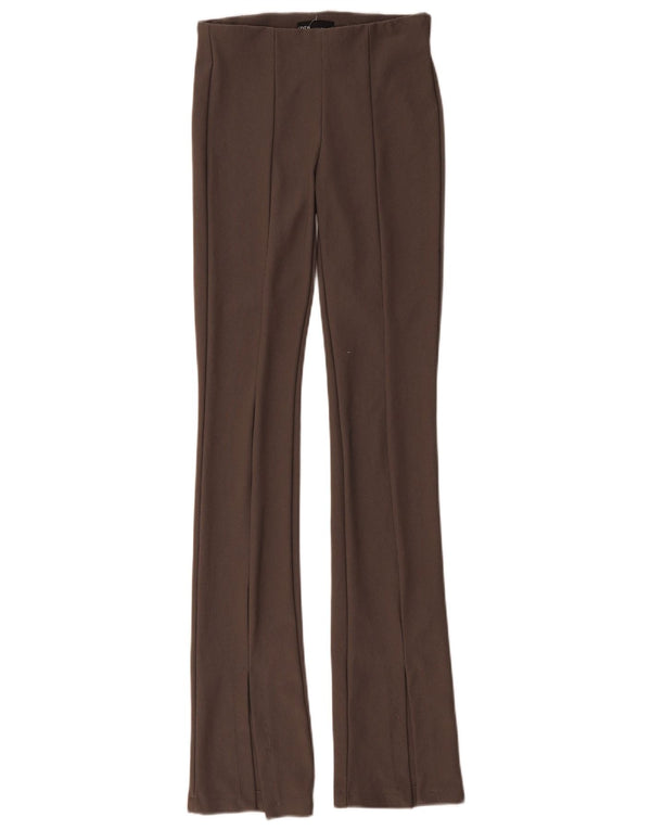 Pantaloni casual pentru femei Flare Zara XS W24 L34 gri