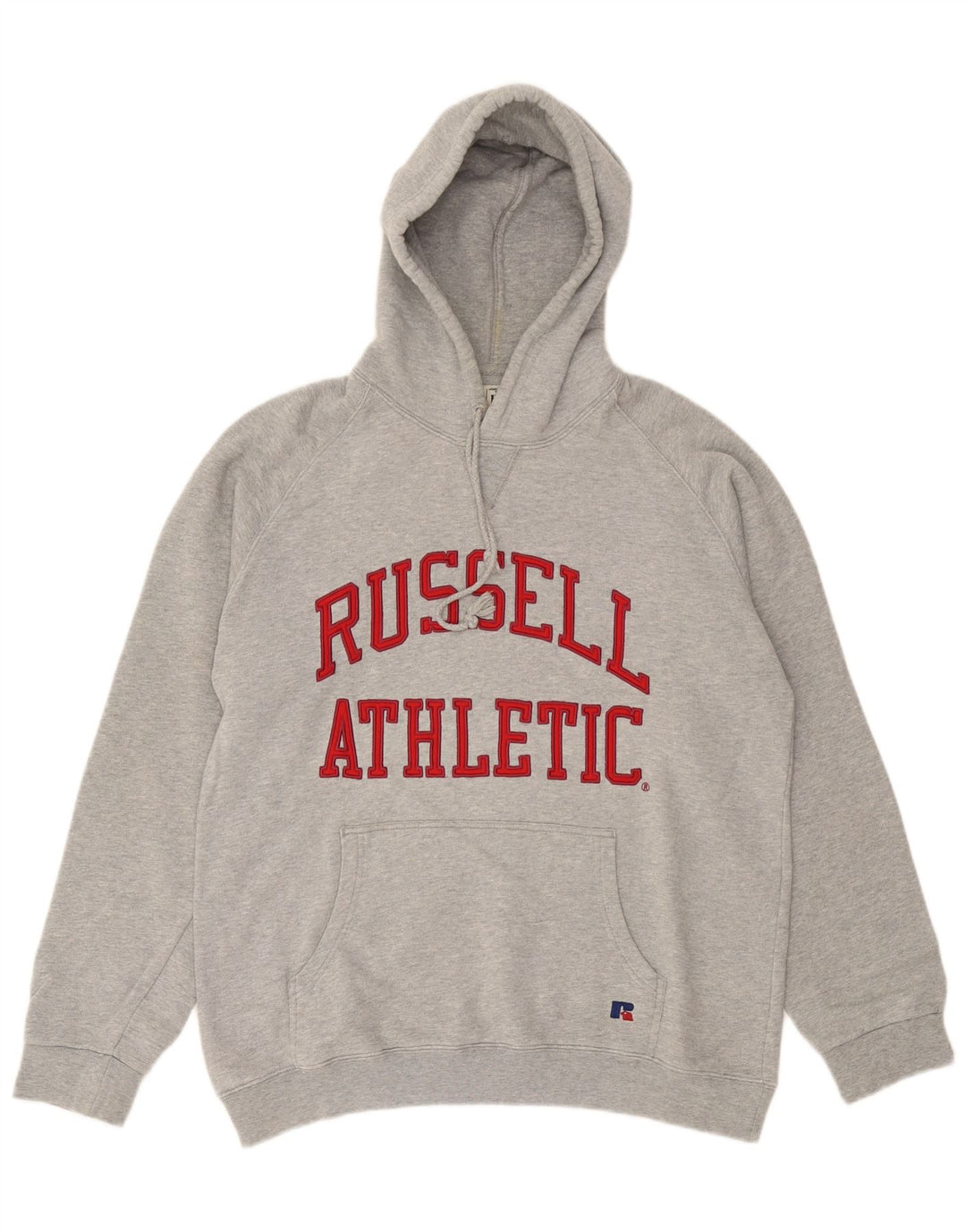 Hanorac grafic pentru bărbați Russell Athletic Pulover mare bumbac gri