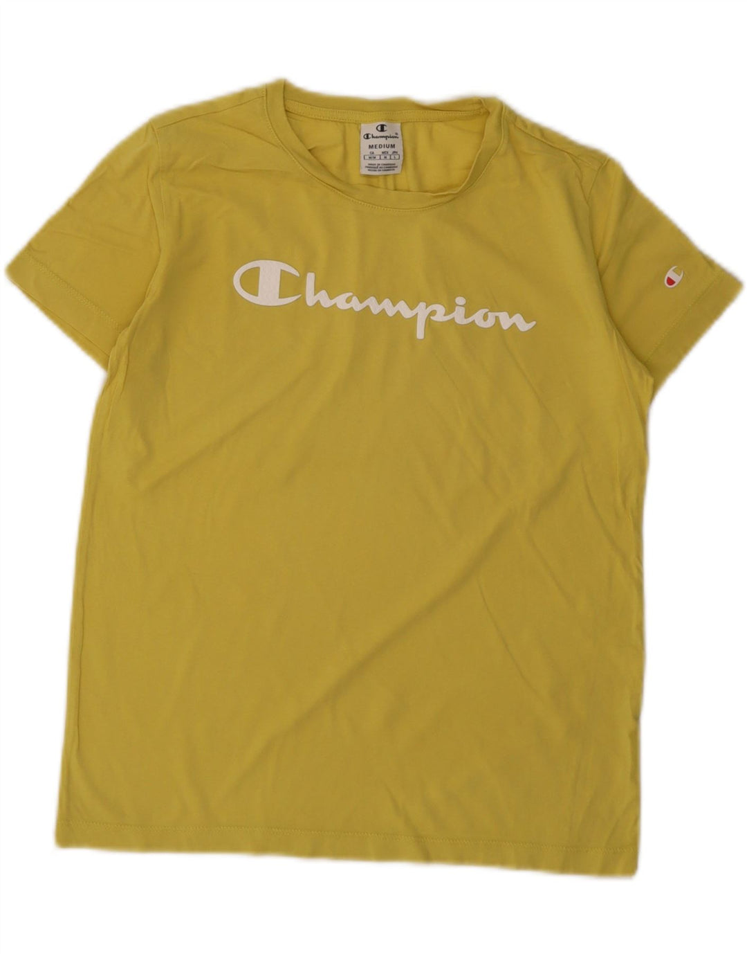 Tricou grafic Champion pentru femei Top UK 12 Medium Yellow