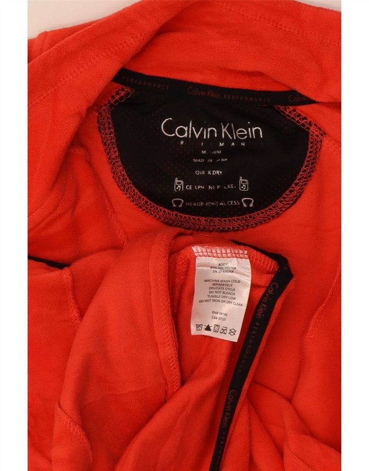 Jachetă din lână Calvin Klein pentru femei, UK 14, poliester roșu mediu