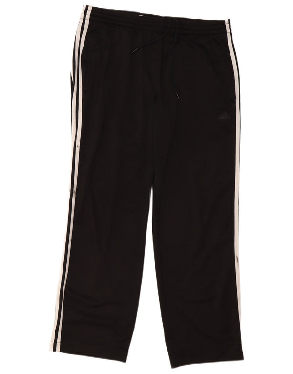 Pantaloni de trening Adidas pentru bărbați, mari, negru, poliester