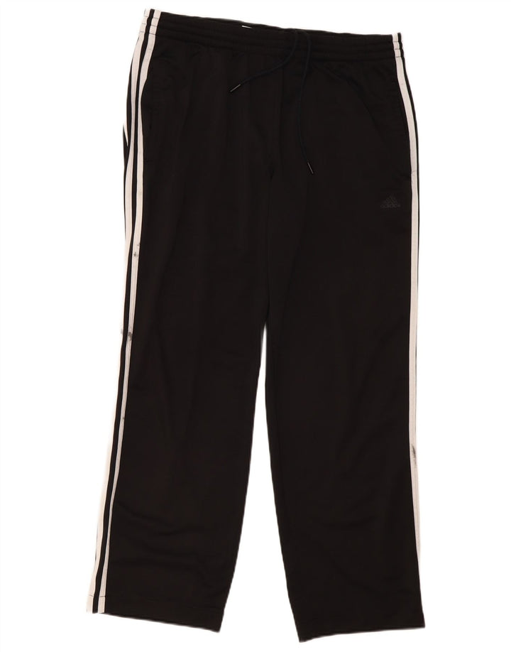 Pantaloni de trening Adidas pentru bărbați, mari, negru, poliester