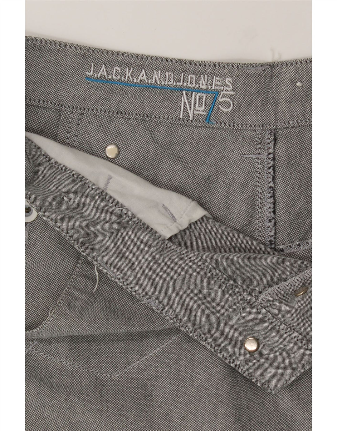 JACK & JONES Mens Cargo Shorts W31 Medium Grey Cotton Vintage Jack & Jones and Second-Hand Jack & Jones from Messina Hembry 