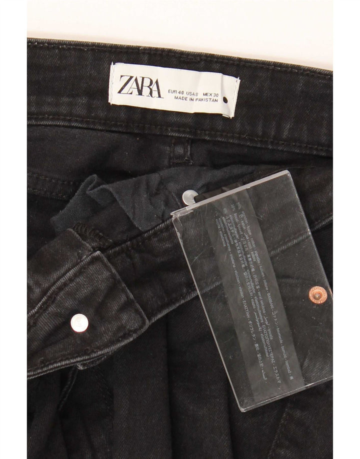 Blugi evazați pentru femei Zara EU 40 Medium W30 L33 Bumbac negru