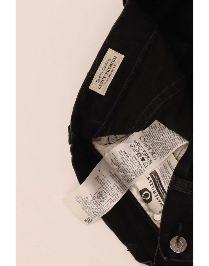 Blugi slim pentru femei Levi's W30 L30 bumbac negru