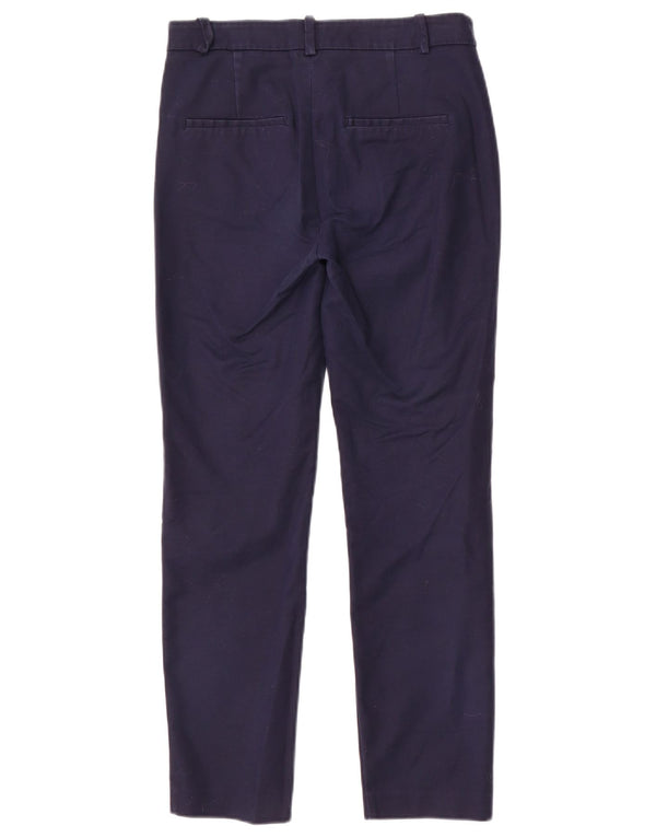 Pantaloni chino subțiri pentru femei Zara EU 34 2XS L24 L26 Bumbac bleumarin