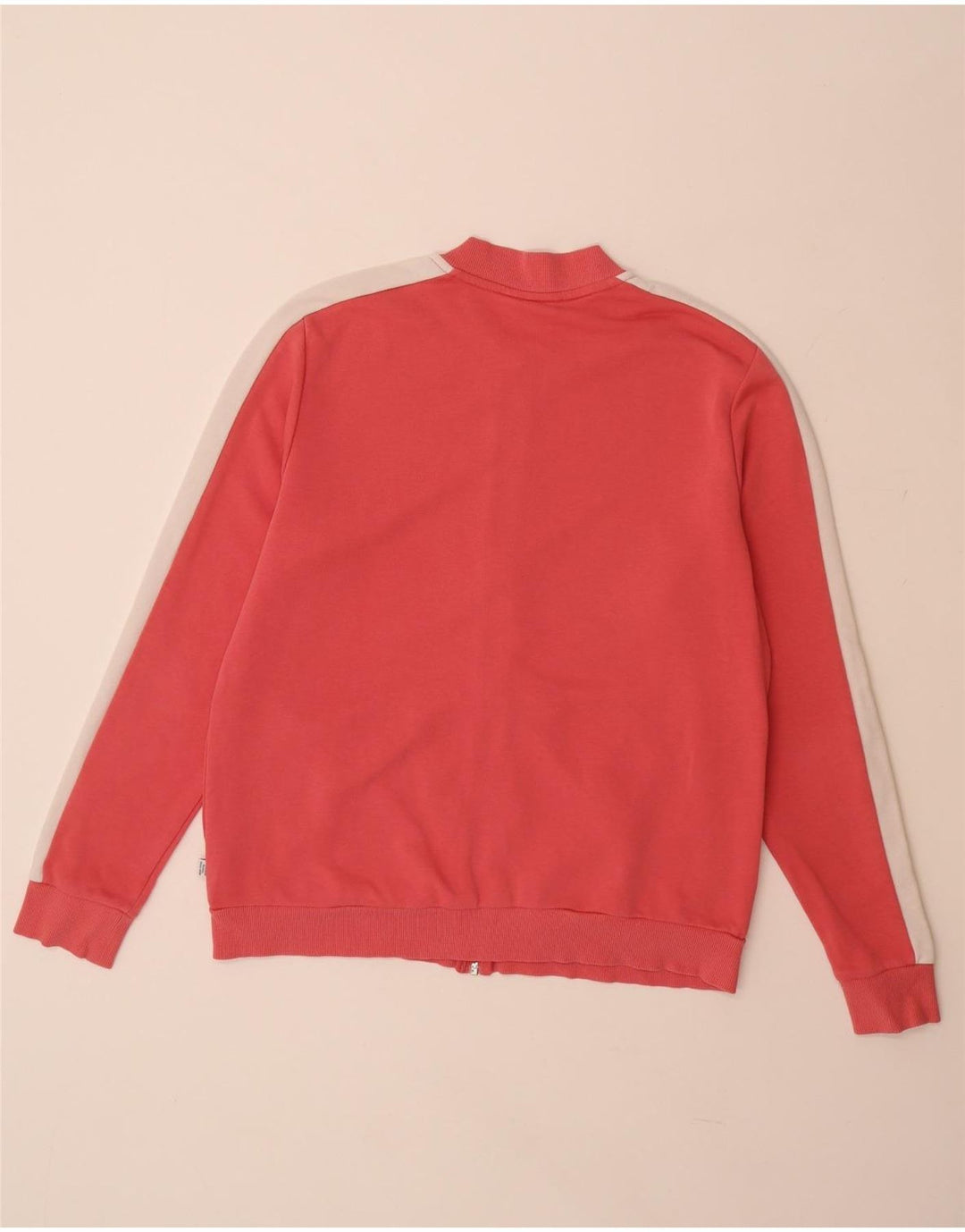 Jachetă de trening PUMA pentru femei UK 18 XL, bumbac color bloc de culoare roz