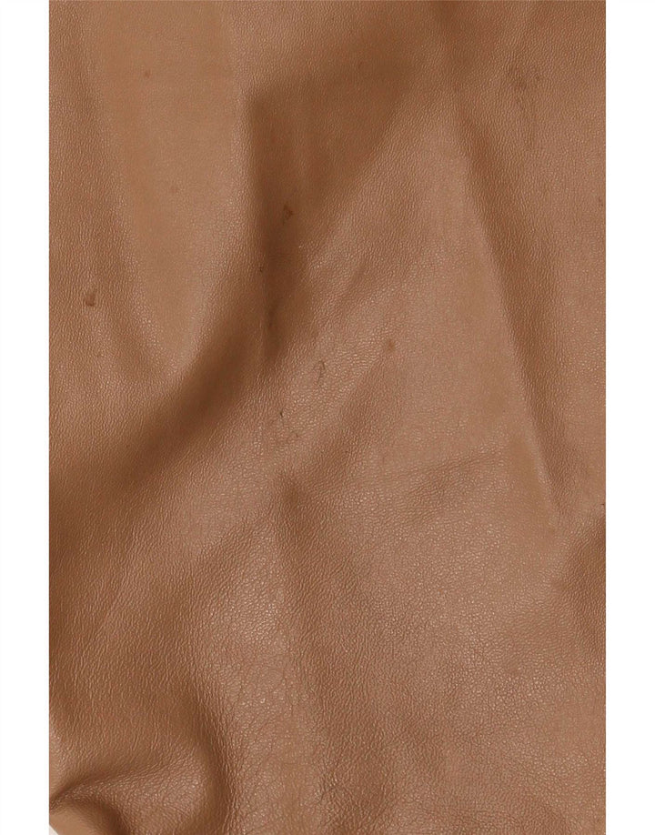 Pantaloni de piele bootcut Conbipel pentru femei IT 46 Large W34 L32 Bej