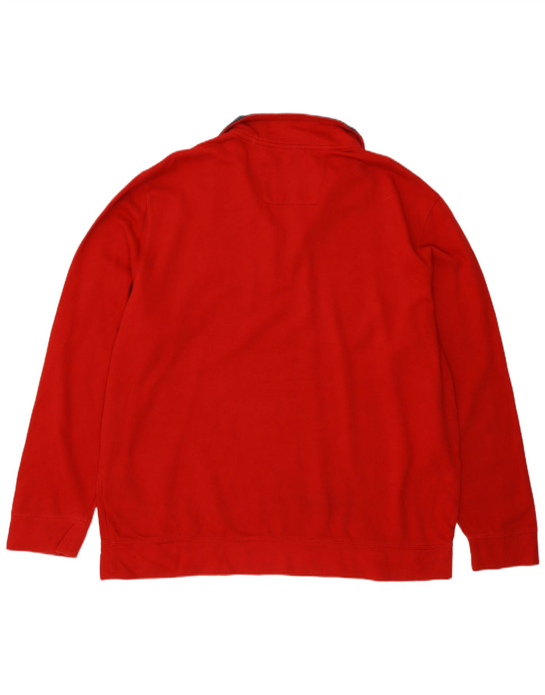 Pulover pentru bărbați Nautica, cu fermoar, cu gât, 2XL, roșu