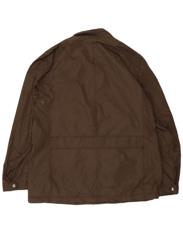 Jachetă Massimo Dutti pentru bărbați UK 44 2XL Maro Poliester