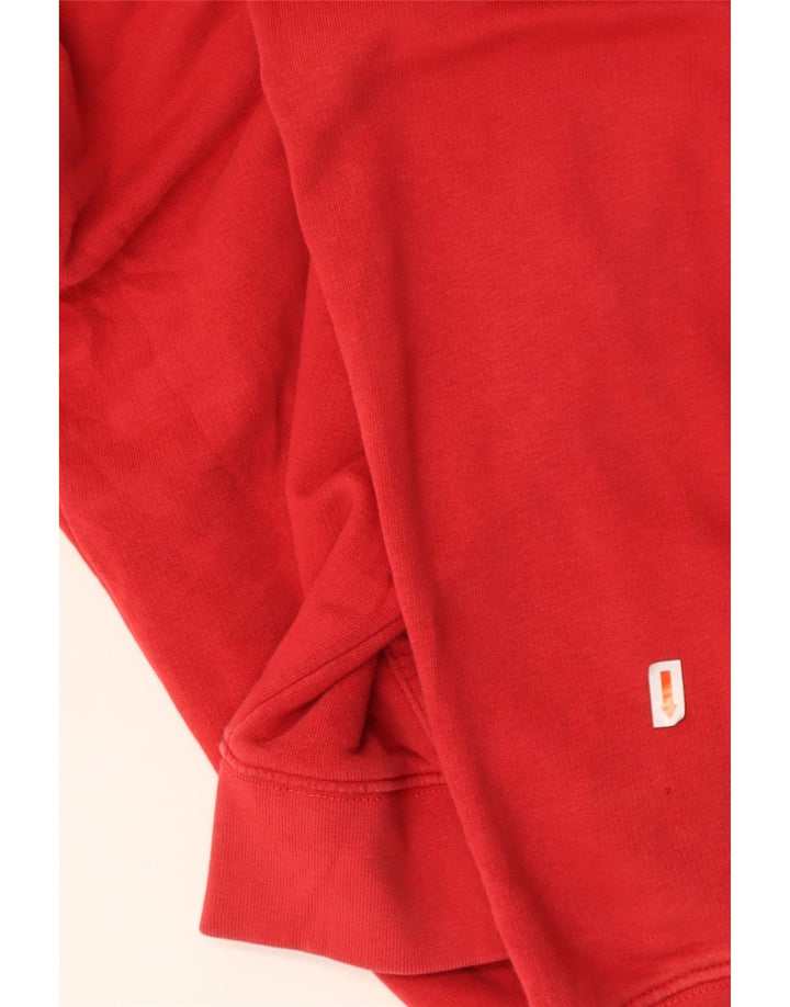 CHAMPION Mens Graphic Zip Hoodie Sweater XL Red