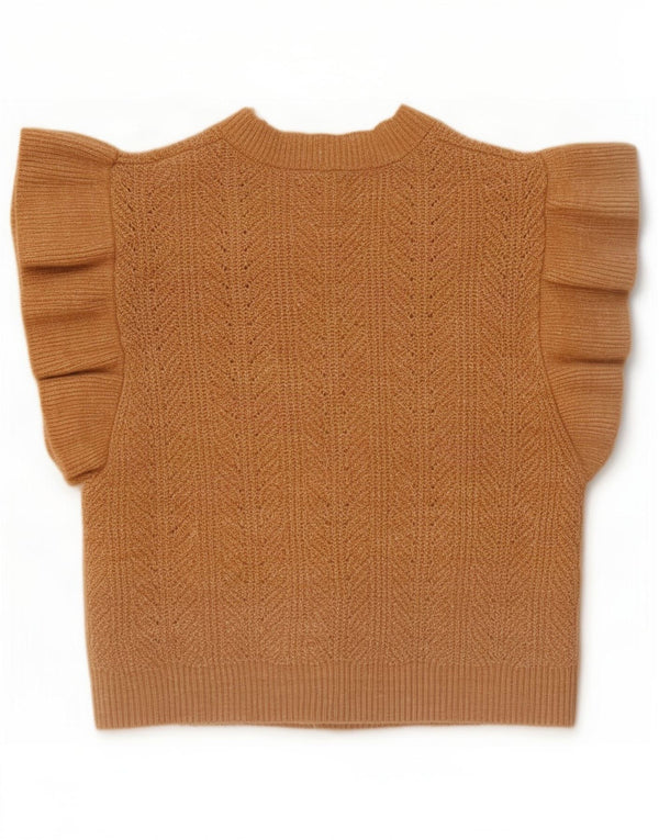 Pulover cardigan deschis pentru fete Zara 13-14 ani Maro Poliester