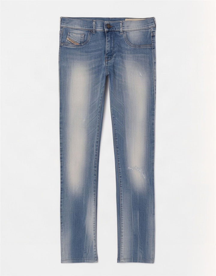Blugi super slim pentru femei Diesel Distressed W29 L28 Bumbac albastru