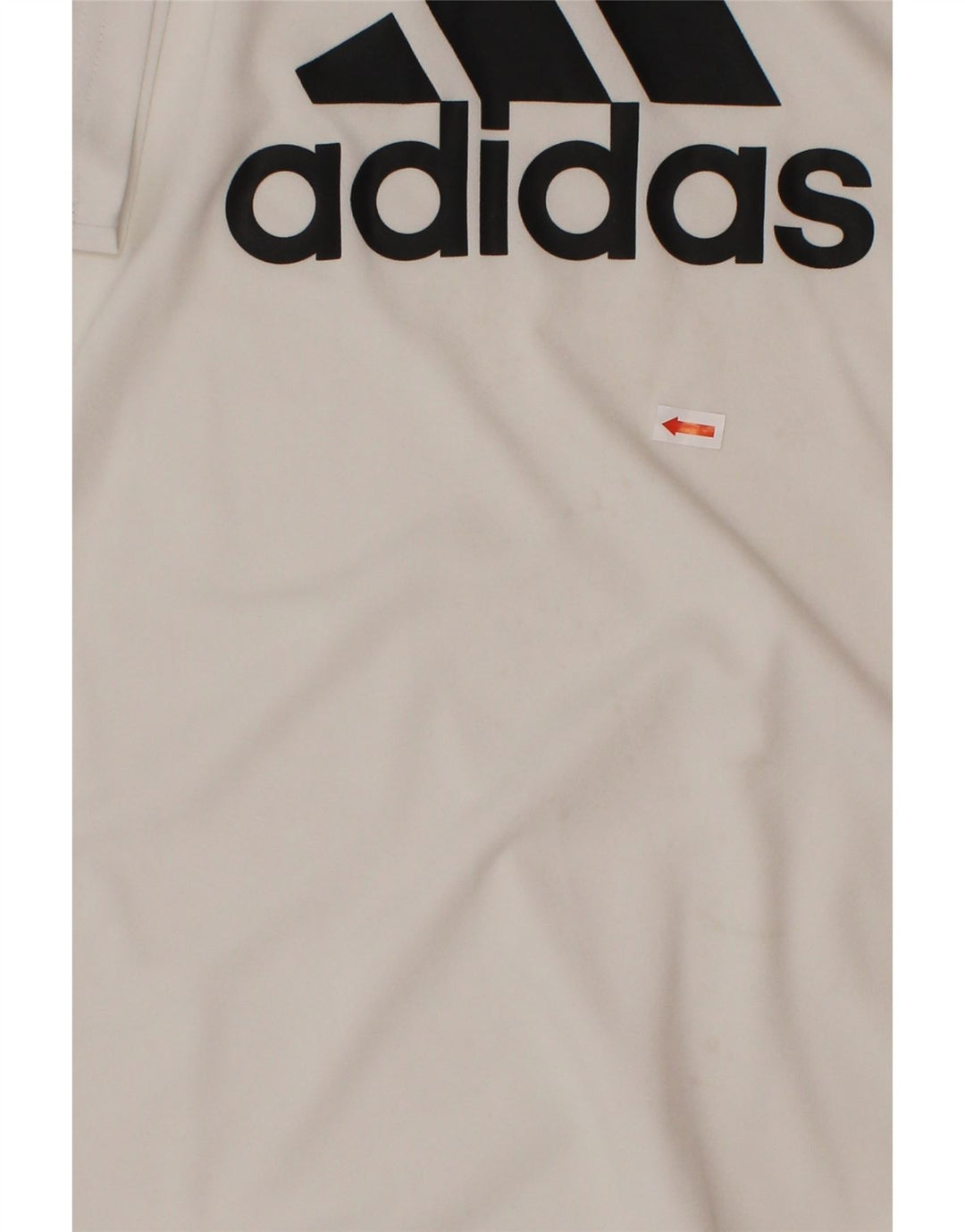 Tricou grafic ADIDAS pentru baieti Top 11-12 ani poliester alb