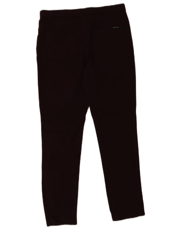 Leggings pentru femei Dkny UK 14 Medium Burgundy Viscose