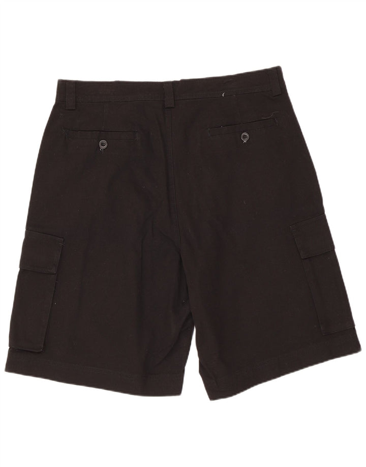 Pantaloni scurti cargo Reebok pentru bărbați, mari W34, bumbac negru