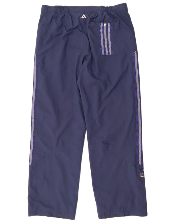 Pantaloni impermeabili pentru bărbați Adidas, mari, albastru, poliester