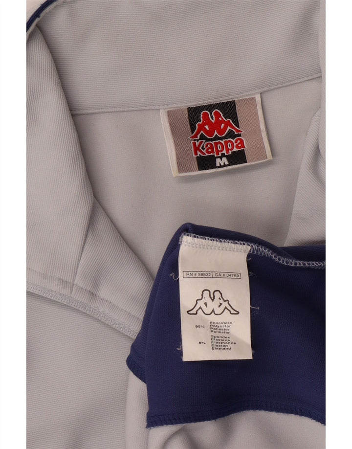 Jachetă de trening pentru bărbați Kappa, albastru mediu, poliester color bloc