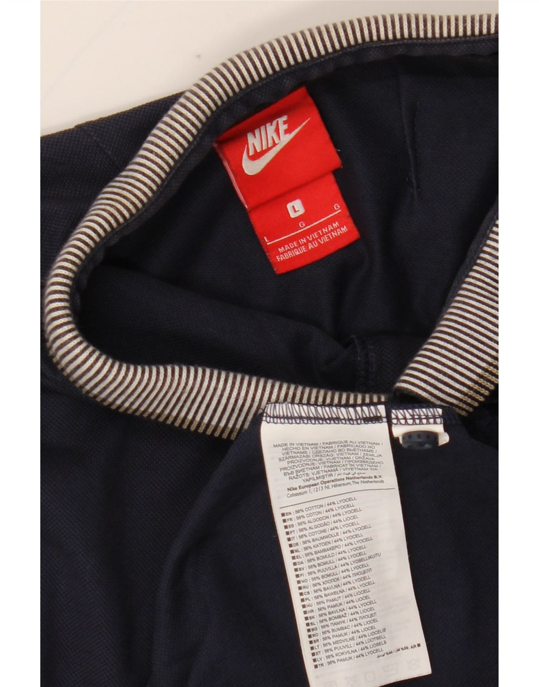 Tricou polo NIKE pentru bărbați, mare, albastru bleumarin, bumbac