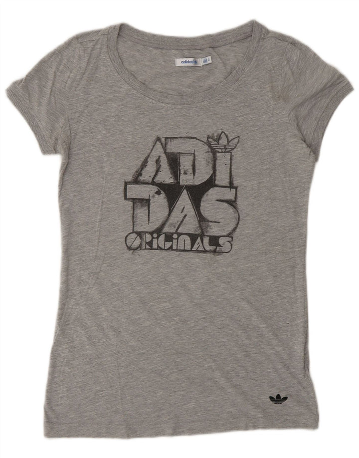 Tricou grafic Adidas pentru femei Top IT 46 Gri mediu