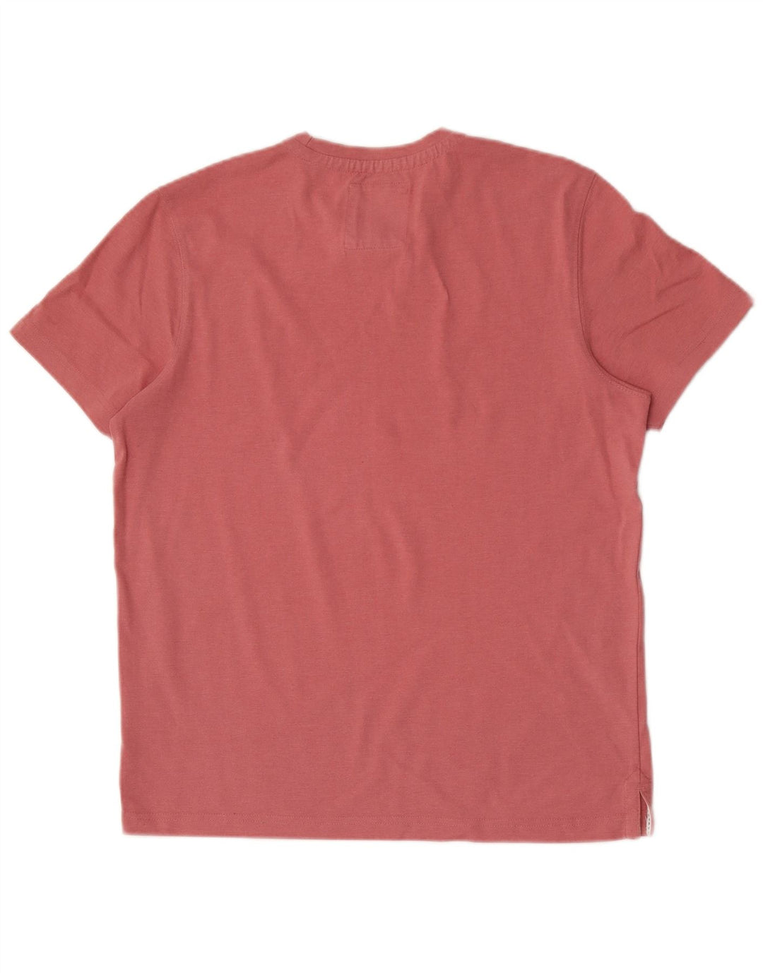 CREW CLOTHING Bărbați Tricou Top Mediu Roz Bumbac