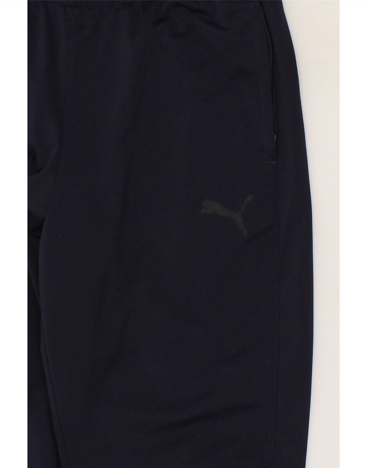 PUMA Mens Tracksuit Trousers Joggers Medium Navy Blue Polyester Vintage Puma and Second-Hand Puma from Messina Hembry 