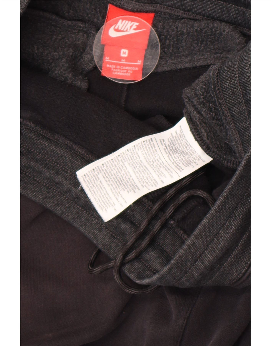 Pantaloni de trening pentru bărbați Nike Pantaloni de jogging, mediu negru, bumbac color bloc
