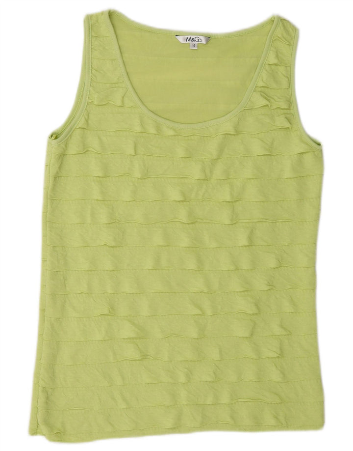Vestă pentru femei M&Co UK 14 Poliester verde mediu