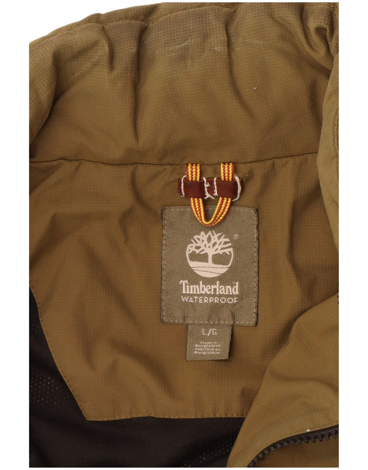 Jachetă de ploaie pentru bărbați Timberland UK 40 Large Kaki Nylon